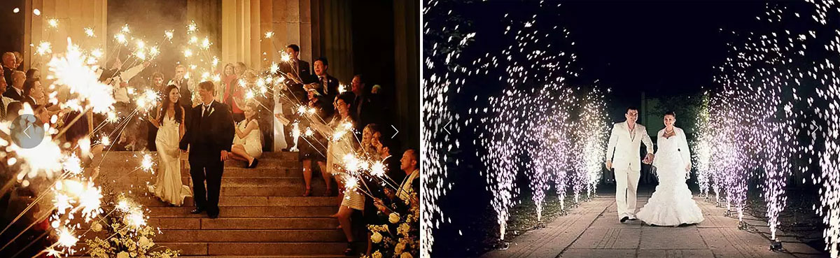 5 способов эффектного завершения свадьбы