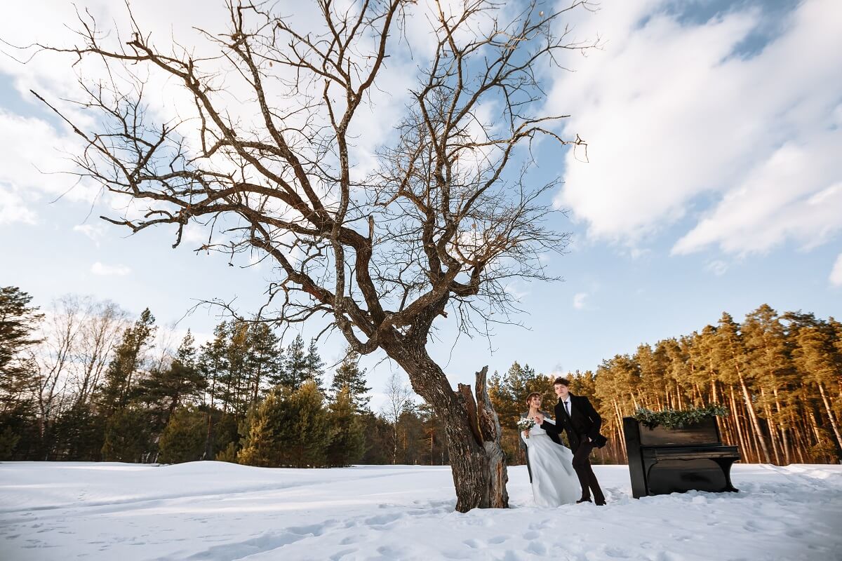 Преимущества зимней свадьбы