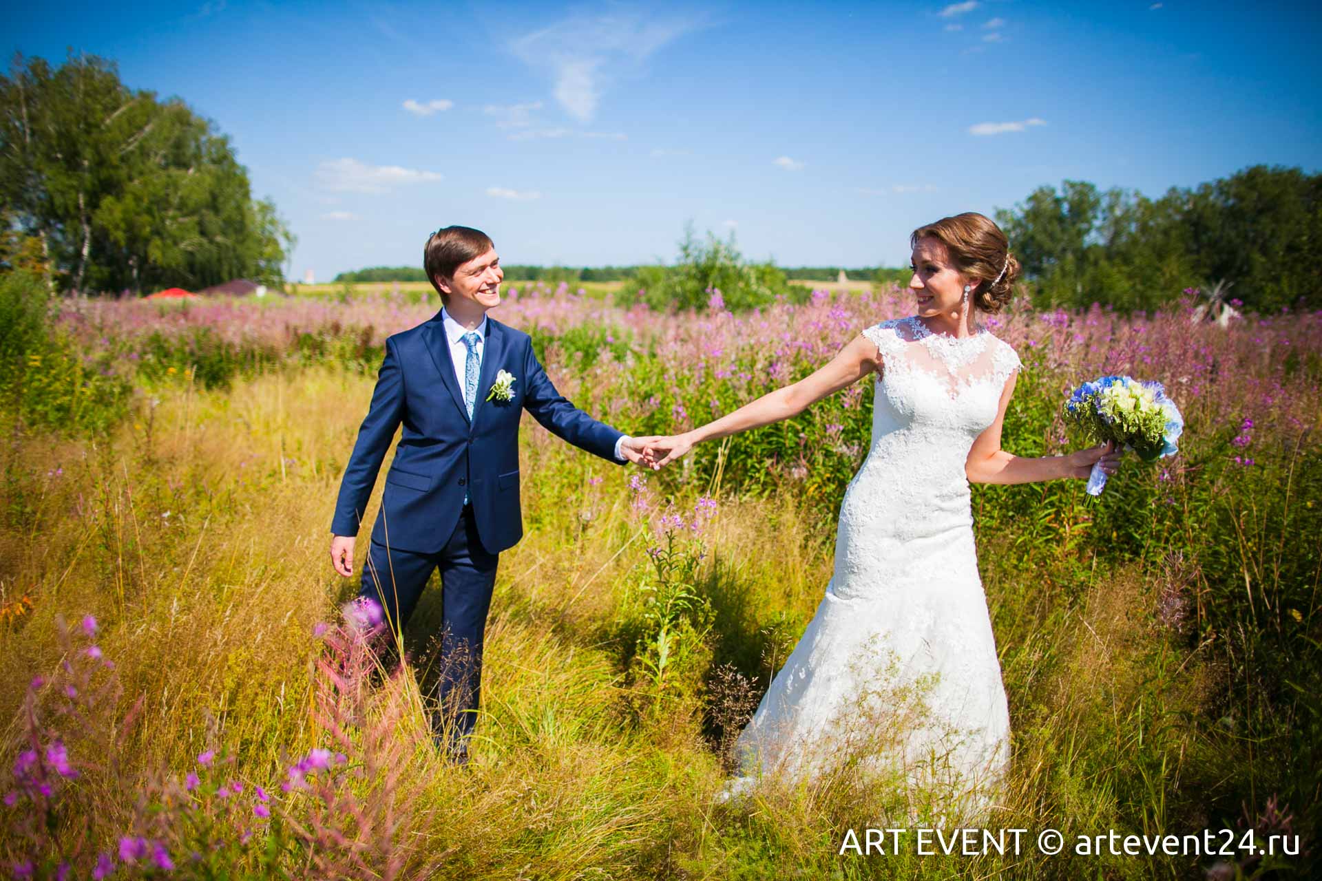 свадьба на природе