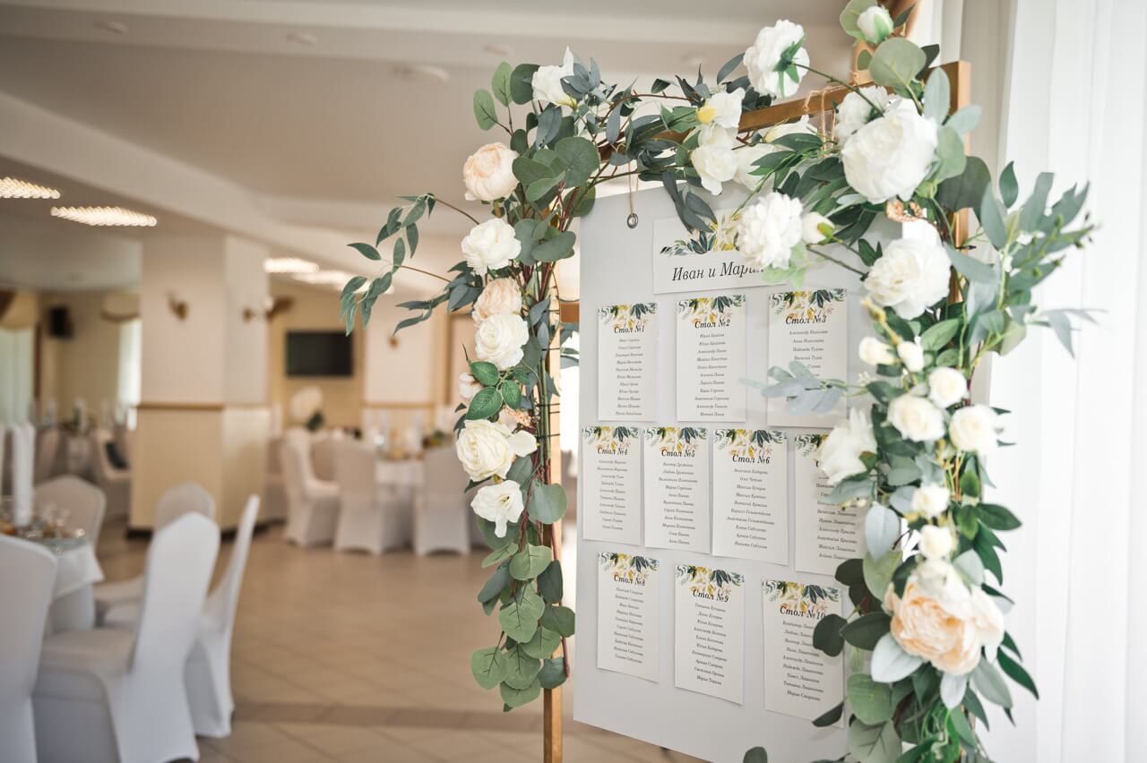 Предварительное планирование мест для гостей